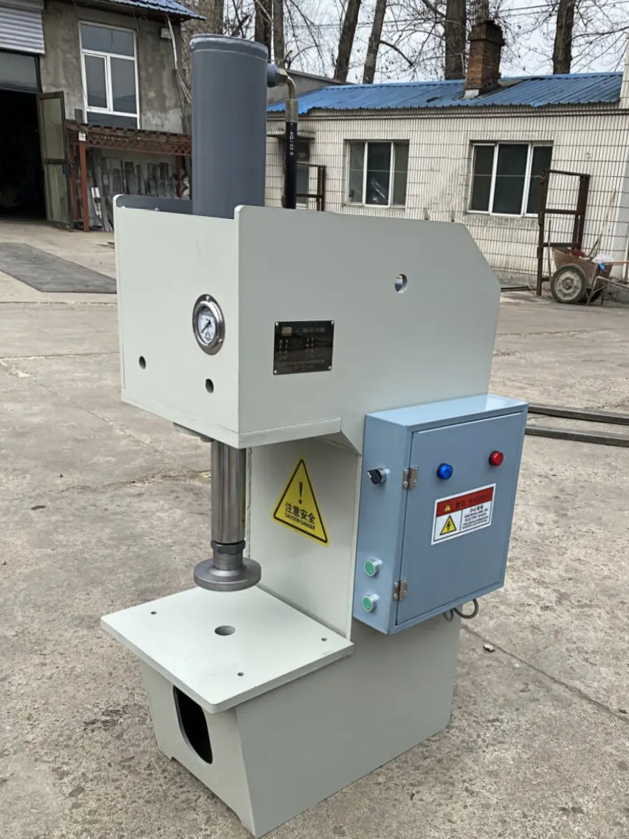 Gold Seller Hydraulic Single-Arm Press 3 Ton C-Type Servo System H Frame Gear Motor Pressure Straightening Bearing Press Fitting