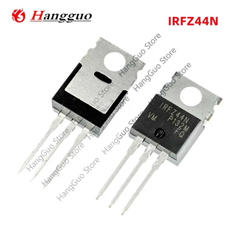 

50Pcs Brand new original IRFZ44NPBF IRFZ44N IRFZ44 TO-220 Field effect transistors MOSFET MOSFT 55V 41A