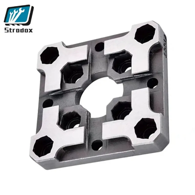 

Can Be Customized 420 Stainless Steel Material 70x70x12.5mm Jig Precision Spark Machine Electrode Positioning Piece