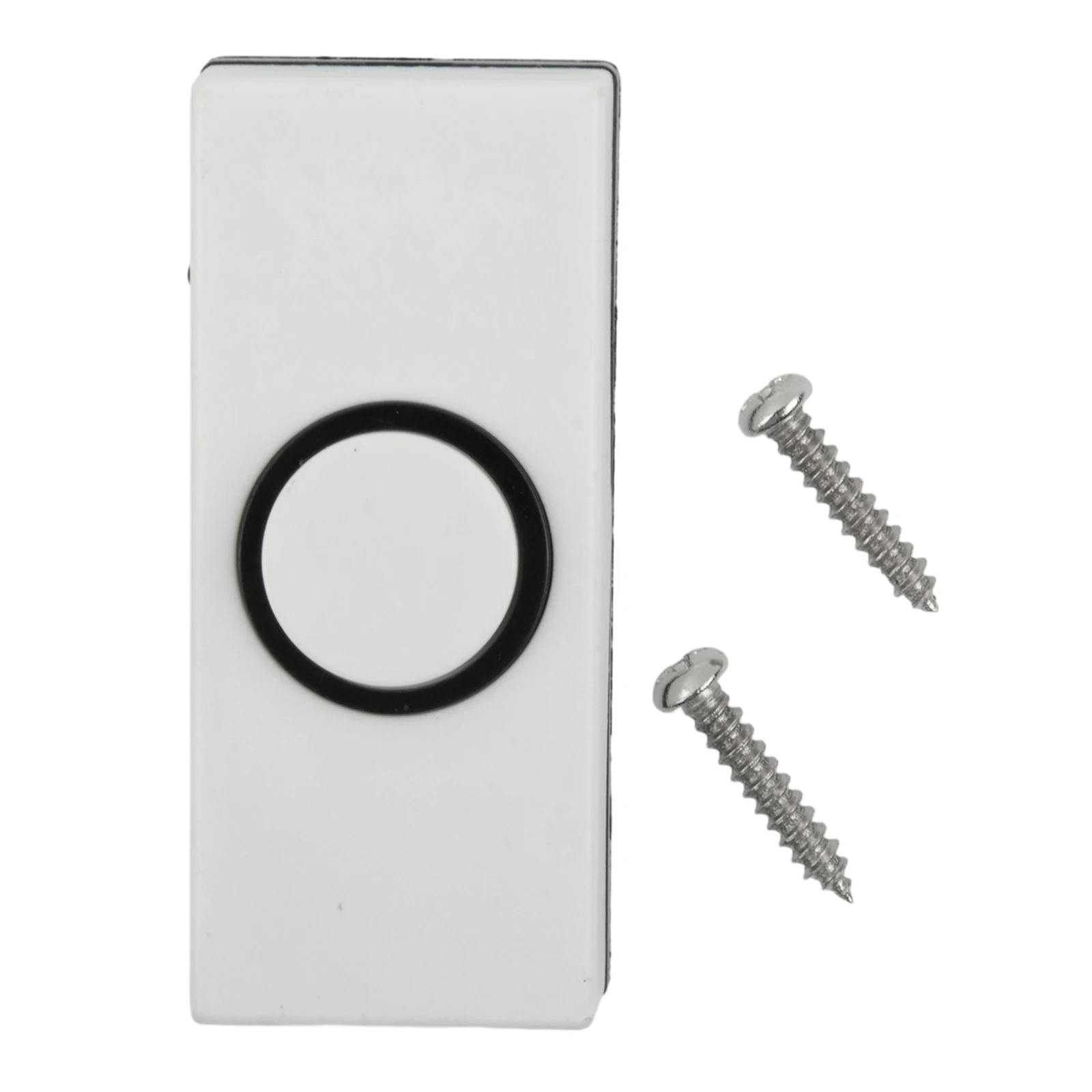 Door Bell Chime Bell Push Press Button //White Inserts Wall Plastic Hard Wiring For Home Furnishing Office Buildings Chime Bell