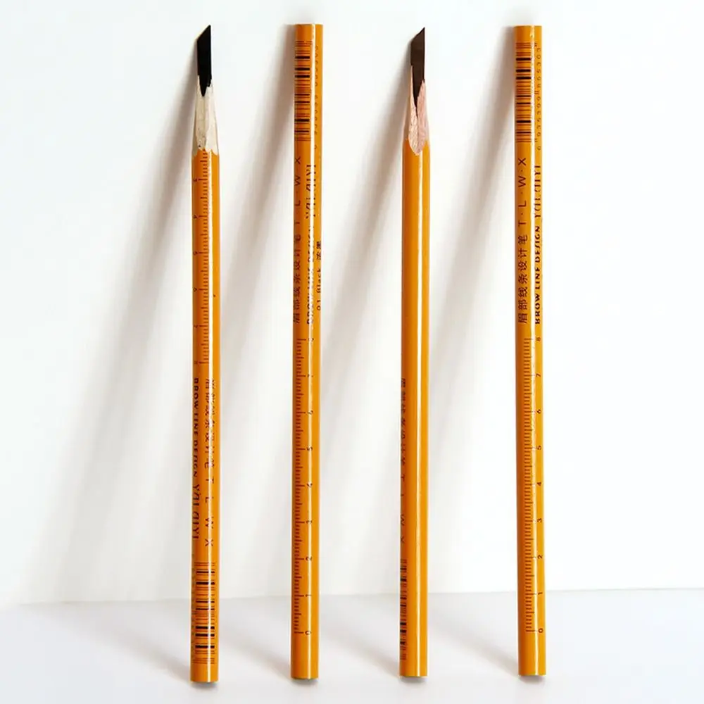 Wenkbrauwversterkers Cosmetica Make-up Tool Houten Permanente Tattoo Pen Microblading Marker Pen Wenkbrauw Ontwerp Potlood Eye Brow Tint