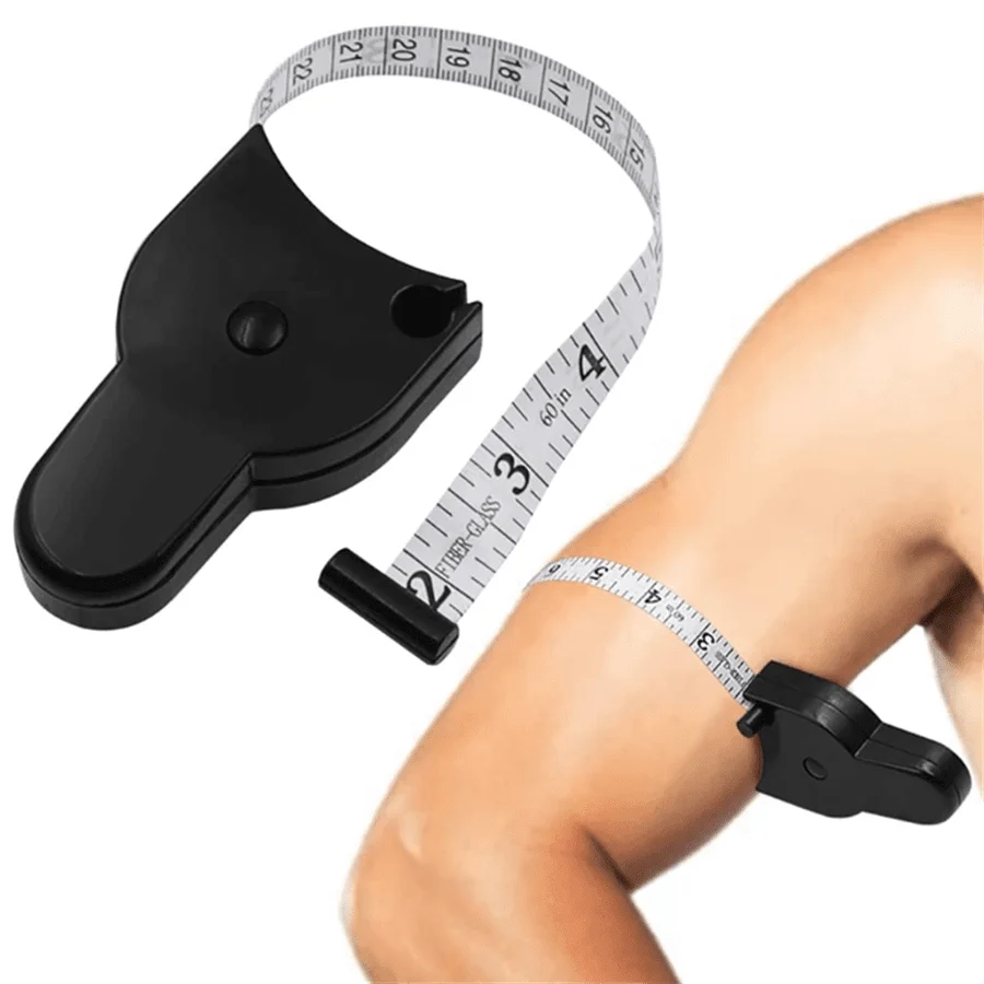 1pc automatic telescopic measuring tape with double-sided scale in metric and imperial measurement, flexible measuring tape