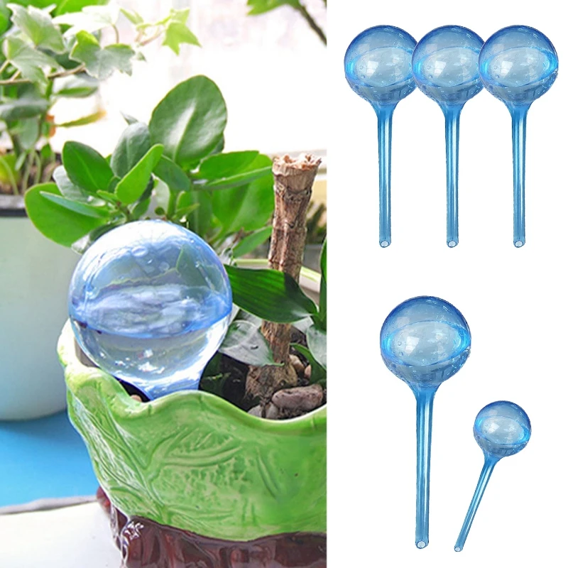 3PCS Plant Self Watering Ball Automatic Flower Waterer Device Plastic Dripper Bulbs Indoor Potted Waterer Irrigation Gadgets