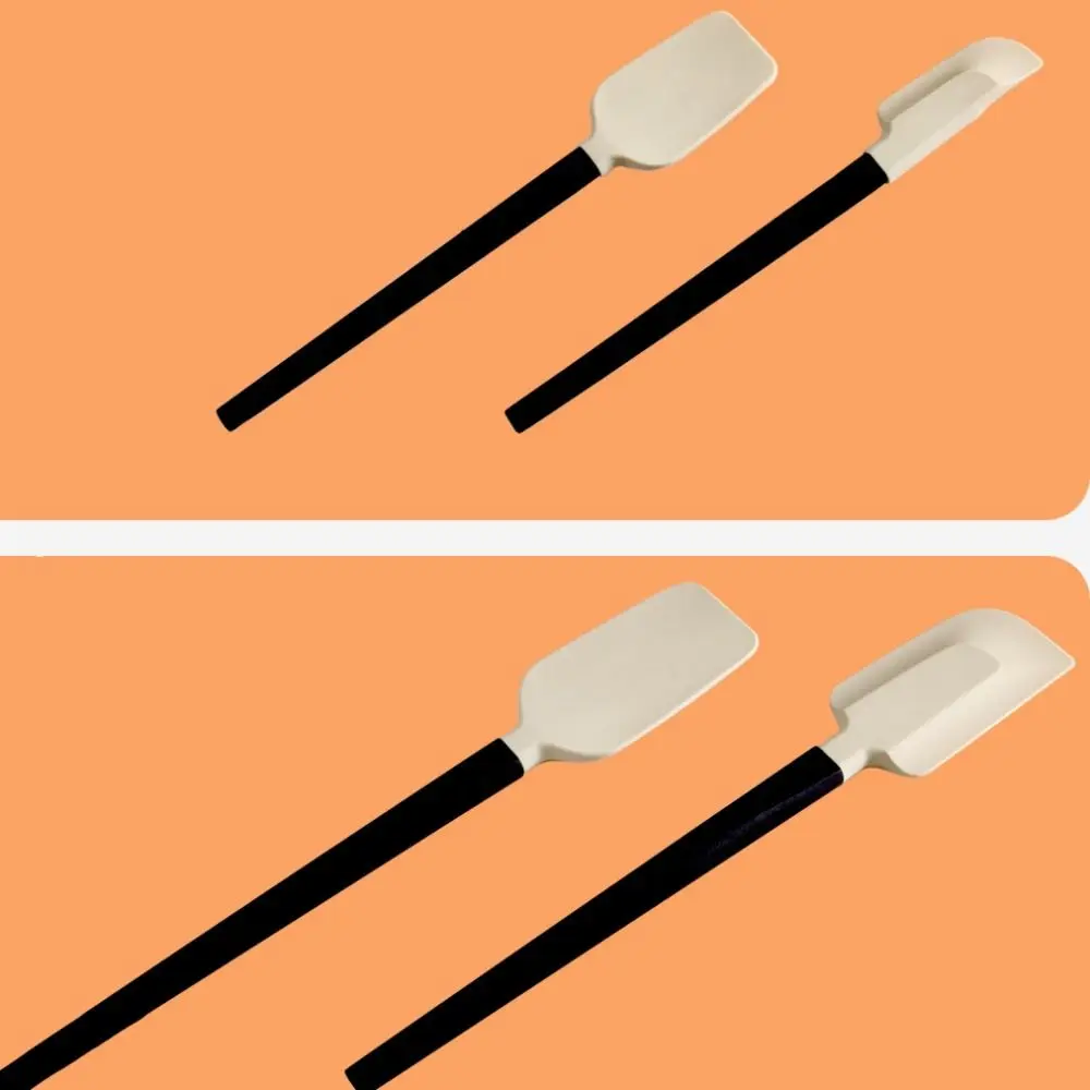Non-Stick Cooking Silicone Cream Spatula Heat Resistant Soft Baking Scraper Long Handle Portable Pastry Blenders Kitchen