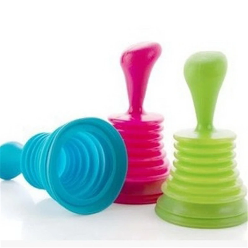 

Плунжер для унитаза, удобный антиблокирующий инструмент для канализации, раковина, ванна, сливная труба для унитаза, дноуглубительная присоска, кухонные принадлежности