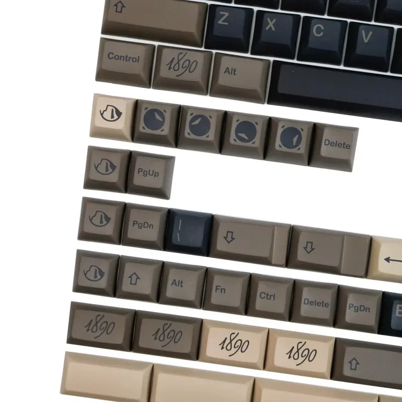

GMK Monolith Keycaps PBT Sublimation Mechanical Keyboard KCA Height Keys Vintage Westworld