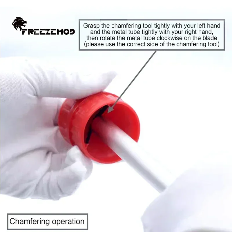 

FREEZEMOD SLYG-L14 Металлическая трубка с водяным охлаждением, твердая труба из алюминиевого сплава, диаметр 14 мм, пескоструйный анод, 490 мм, черный/серебристый