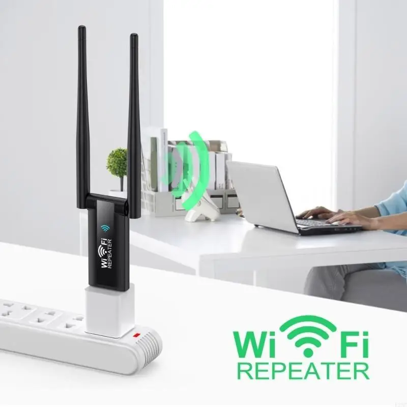 

WiFi Repeater Extender 300Mbps Wireless USB WiFi Signal Amplifier Booster Long Range Wi-Fi Router Home Network Card Extension