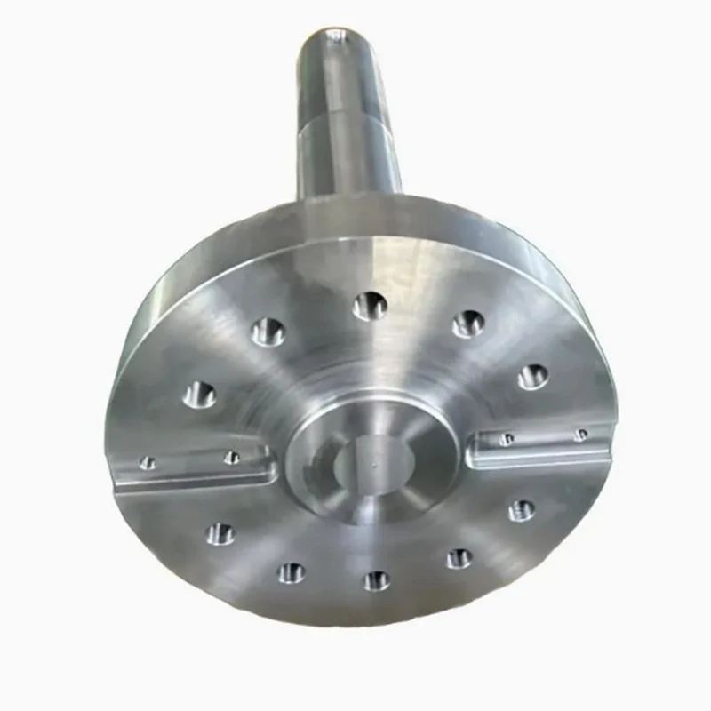 

Прецизионная настройка OEM Фрезерная токарная обработка с ЧПУ Нержавеющая сталь 304, фланцевый приводной вал с несколькими отверстиями