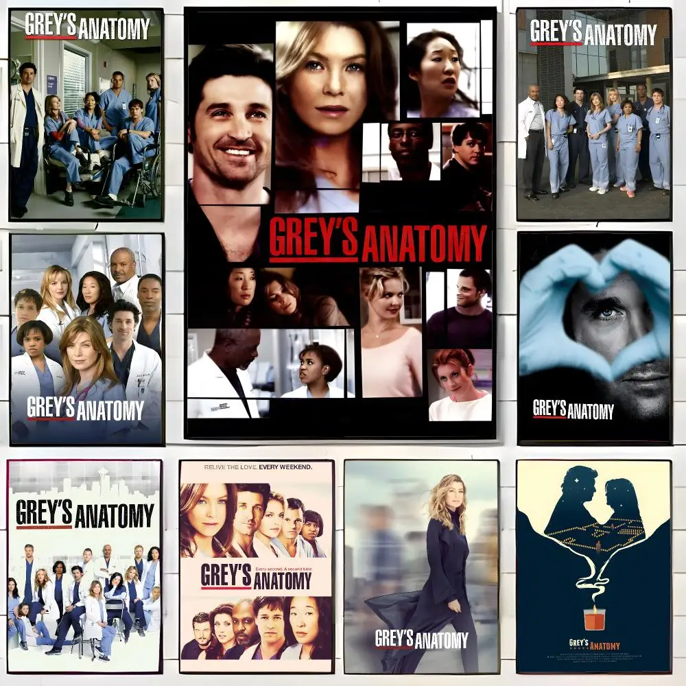 Medical Drama G-Greys Anatomy Poster Wall Art Print Decorative Mural Home Decor Gift Unframed