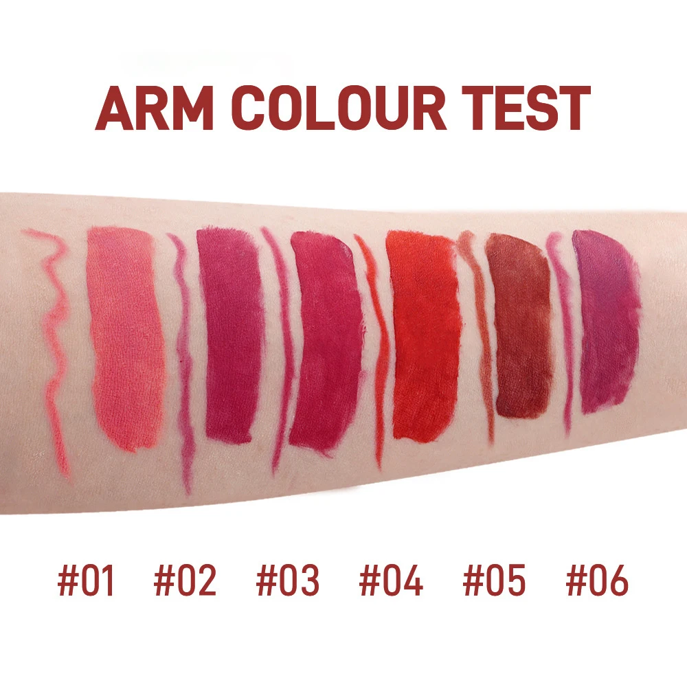 Duo Lock Lip Makeup Set Velvet Matte Matte Lip Liner + Lip Glaze