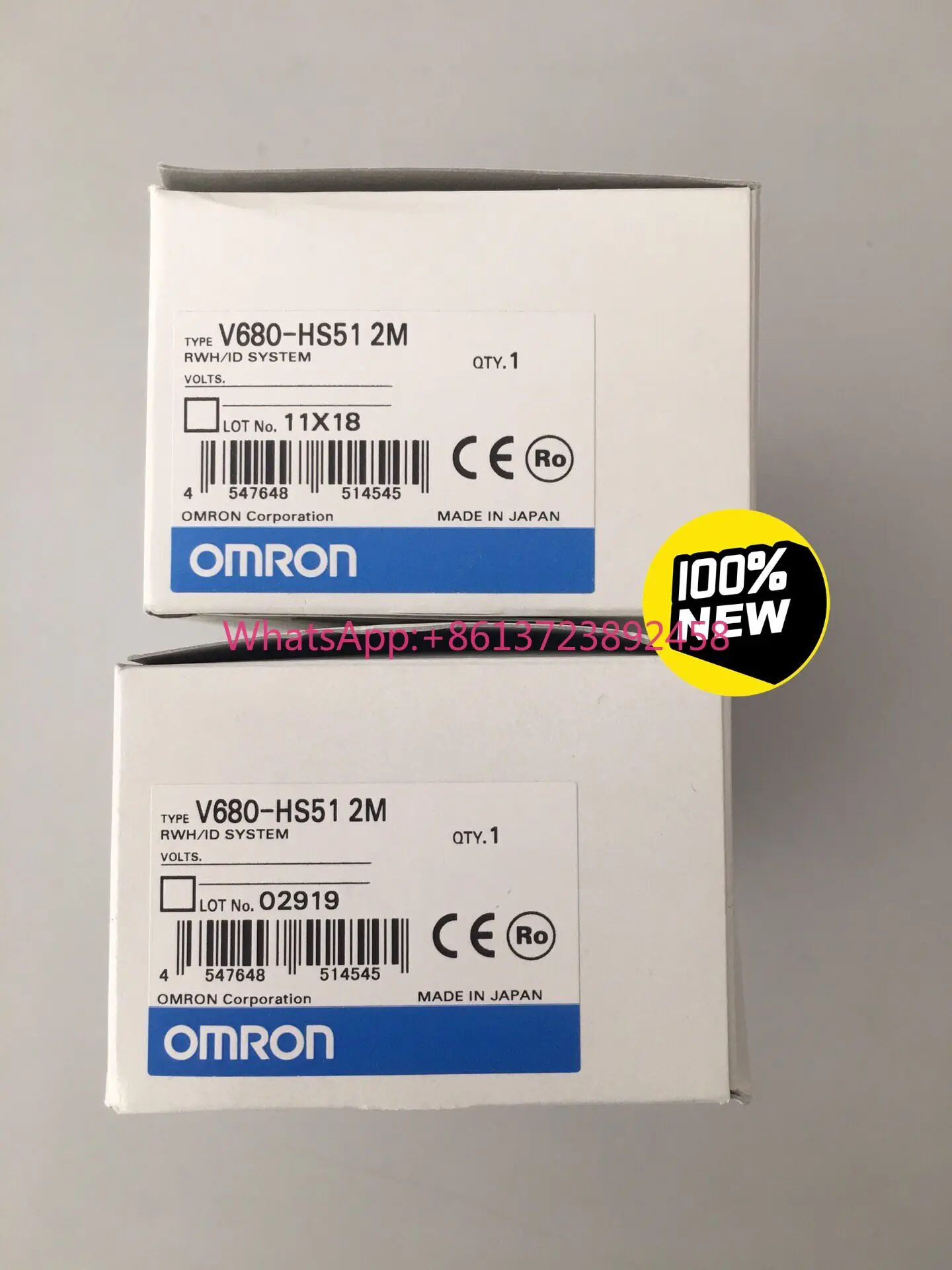 

Omron Sensor Model: V680-HS51 2M