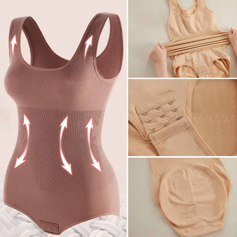 One-piece Shapewear Tummy Tucks Waist Tucks No Trace Hip Lift Tummy Tucks Tightening Strengthening Plastic Tummy Tucks