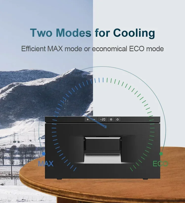 Alpicool D30 DC AC แบบพกพาลิ้นชักตู้เย็นตู้แช่แข็งตู้เย็นรถยนต์ 30L สําหรับ Camping Fishing Road trip เรือ