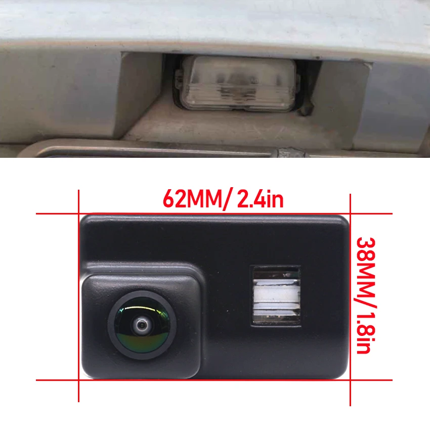 Car Parking Rear View Camera Reverse Camera NTSC PAL License Plate Light Camera For Citroen C3 Picasso C4 Picasso 2006~2014