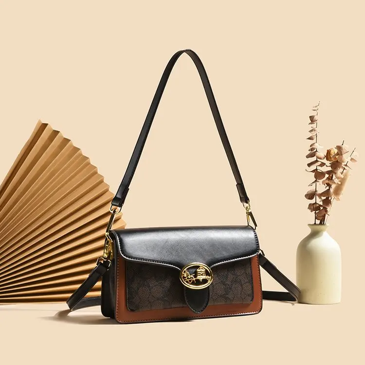 Classic Chic Women's Diaper Bag Elegant Leather Large Capacity Designer Tote Luxury Minimalist Vintage Fashionable Commuter Bag - view 5