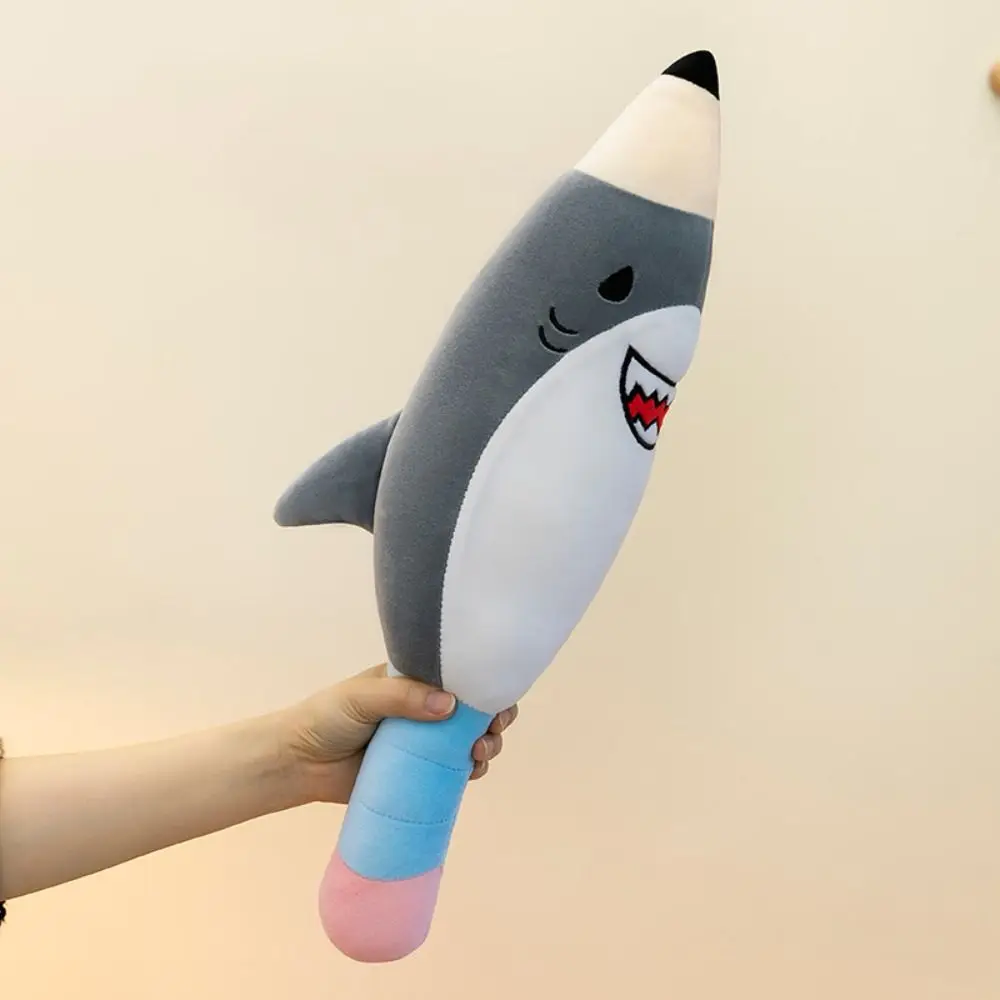 

Novelty PP Cotton Shark Pen Plush Toys Soft Fluffy Shark Plush Doll Cartoon Simulation Stuffed Animal Plush Toys New Year