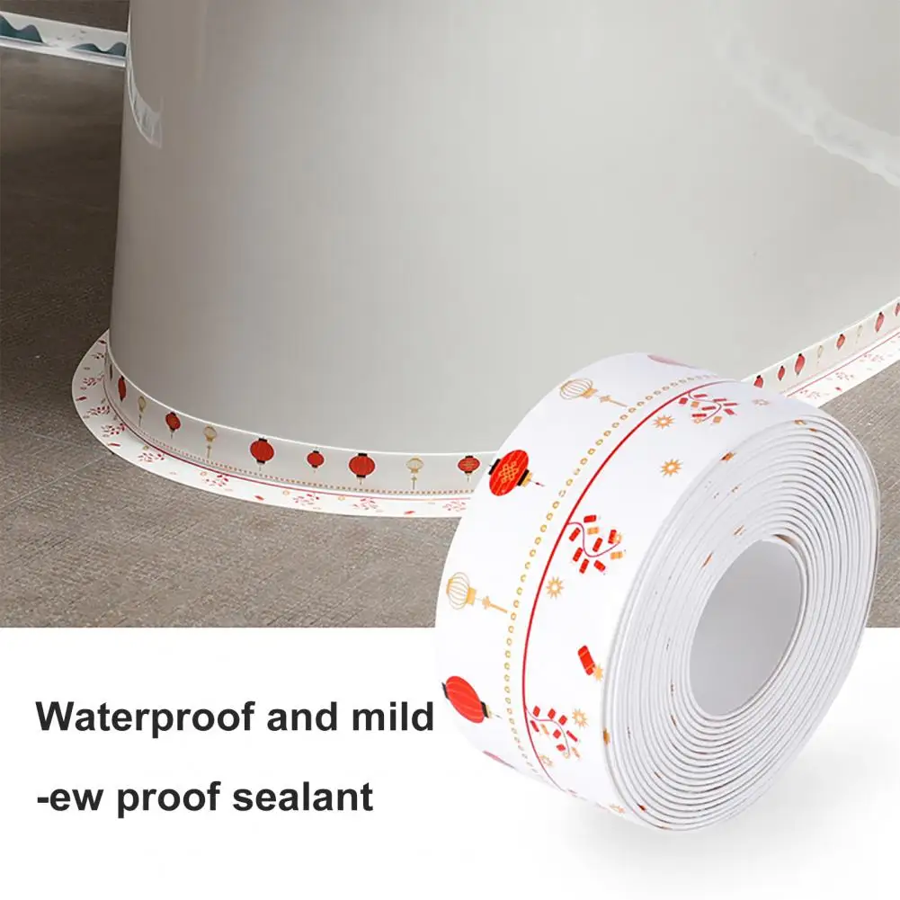 Self-adhesive Toilet Sticker Moisture-proof Toilet Sticker Flower Wall Corner Stickers Removable Pvc Decals for Toilet Bottom