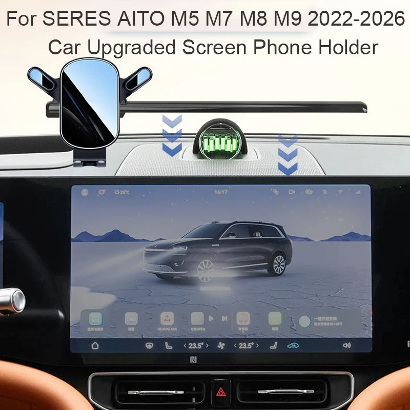 

Car 15.6" 16.1" Screen Navigation Stand For SERES AITO M5 M7 M8 M9 2022-2026 Special Phone Holder Decoration Modify Accessories