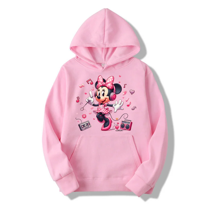 

Popular Disney character Mickey Mouse print hooded men's and women's hoodies couple casual sports street hoodies