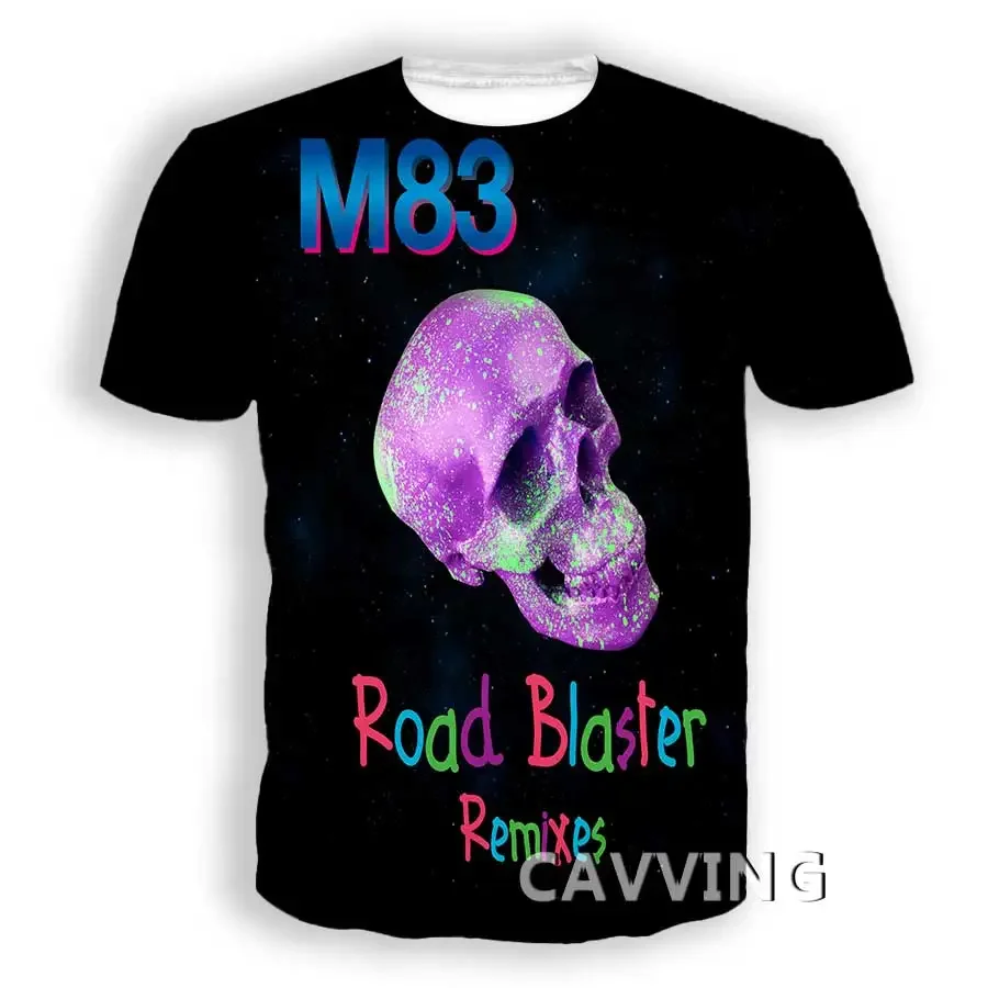 

New Fashion Women/Men's 3D Print M83 BAND Casual T-shirts Hip Hop Tshirts Harajuku Styles Tops Clothing