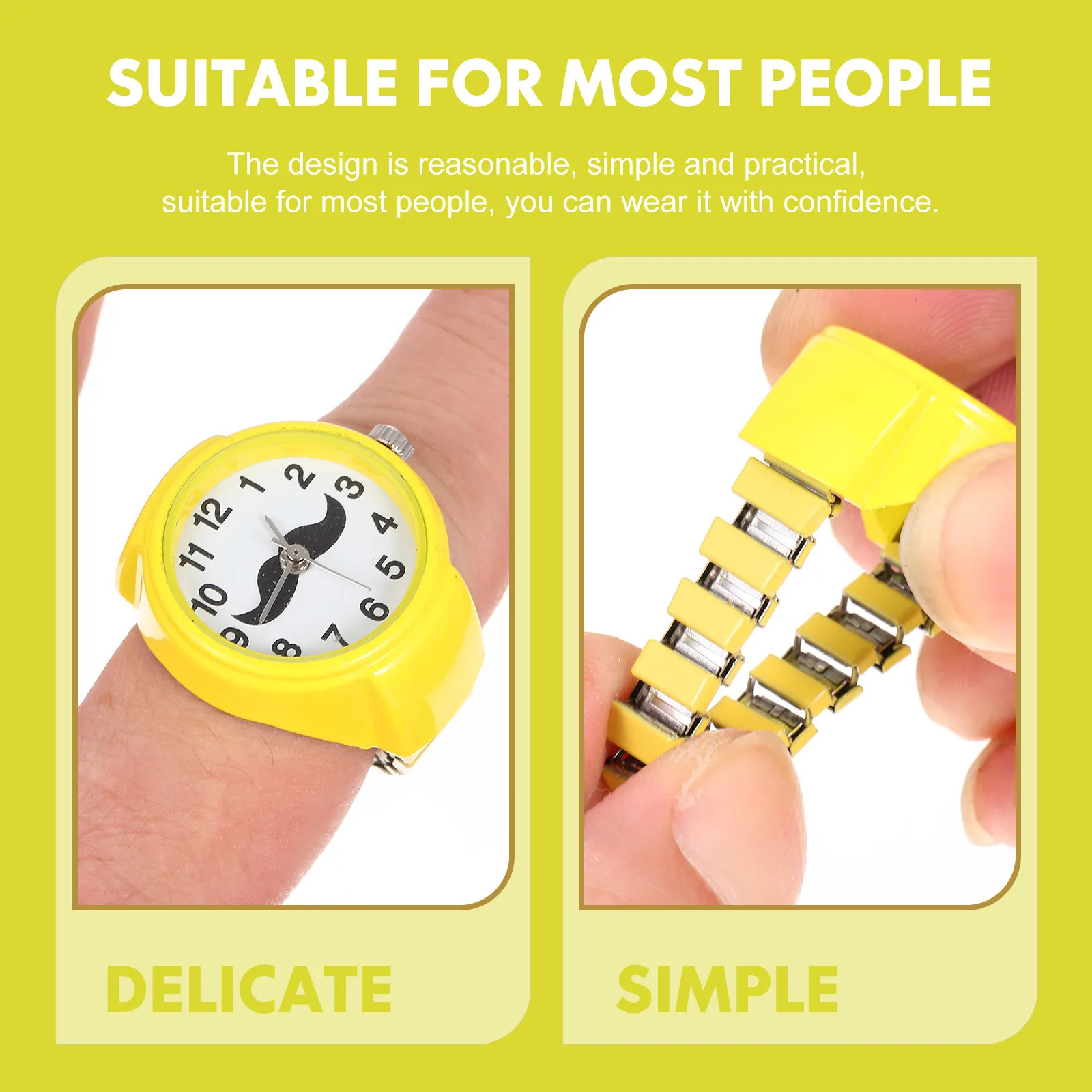 

Minimalist Digital Finger Ring Watch Decorative Stylish Mini Casual Finger Ring Women Accessory Watch Watches Festival Gift