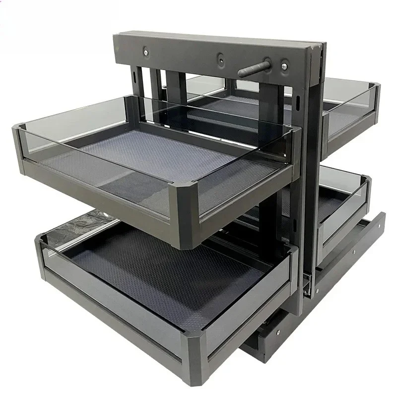 Kitchen pull-out basket Kitchen storage basket High quality