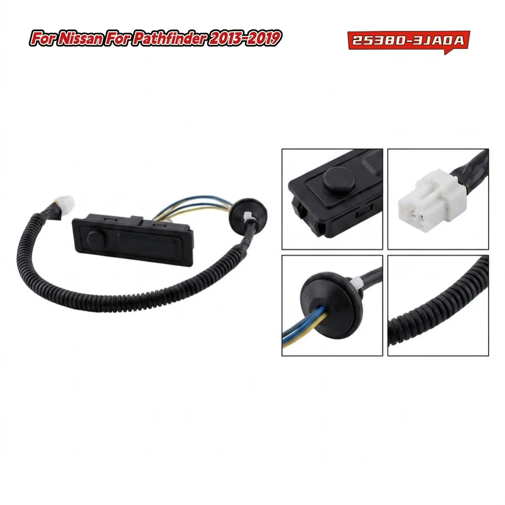 Trunk Tailgate Switch 25380-3JA0A For Nissan For Pathfinder 2013-2019 Rear Gate Latch Button Replacement Direct 253803JA0A Car