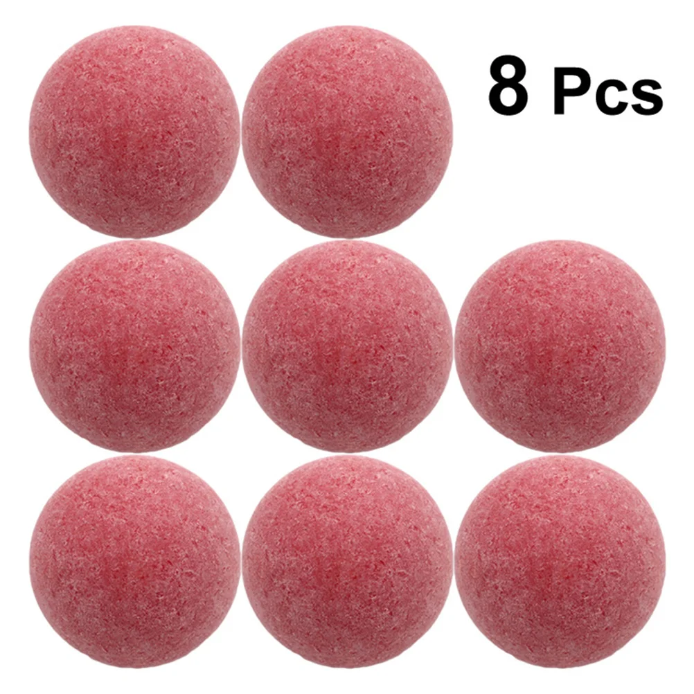 

12 Pcs Table Soccer Replacement Football Balls Desktop Foosball Game Red Foosballs