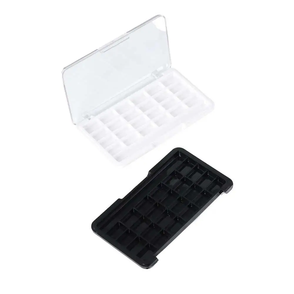 Estuche para colorete DIY, soporte para polvo, herramienta cosmética, plato vacío para sombra de ojos, paleta rellenable, paleta de maquillaje