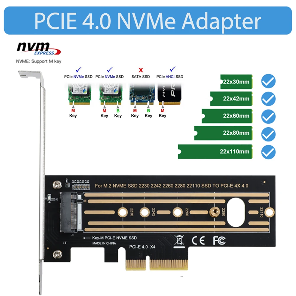การรีวิว M.2 NVME SSD ไป PCIe 4.0 Adapter Card สำหรับการเพิ่มความเร็ว X4 Speed