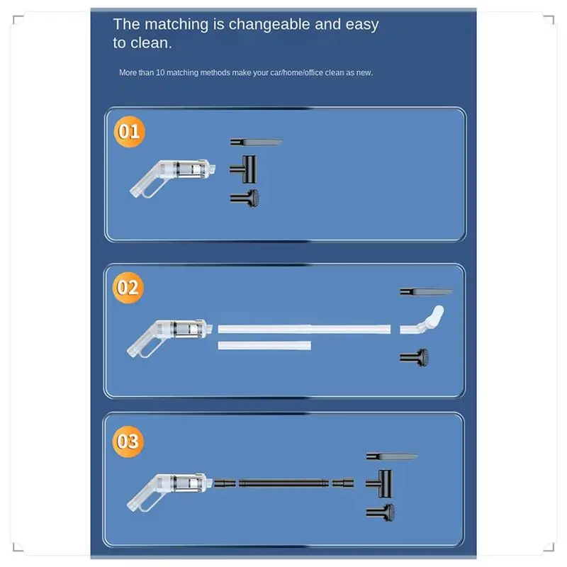

Vacuum Cleaner USB Charging Car Household Vacuum Cleaner Small Car With High Power Powerful Cleaning