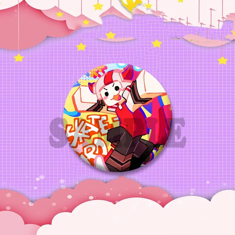 Lustiges Subspace Sword Medkit Meme Abzeichen Anime Game P-Phighting Anstecknadeln Cartoon Brosche für Tasche Hut Ornament Freund Schmuck Geschenk – Detail 4