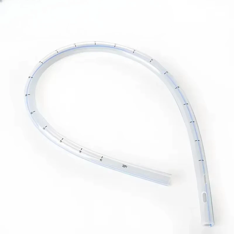 Medical Grade Silicone Disposable Thoracic Drainage Catheter Chest Wound Drainage System