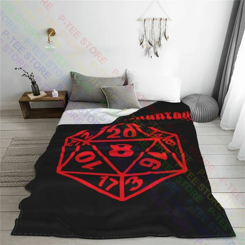 I Have Advantage I'M Sleeping With The Dungeon Master Blanket Thick Bedspread Sofa Decorative