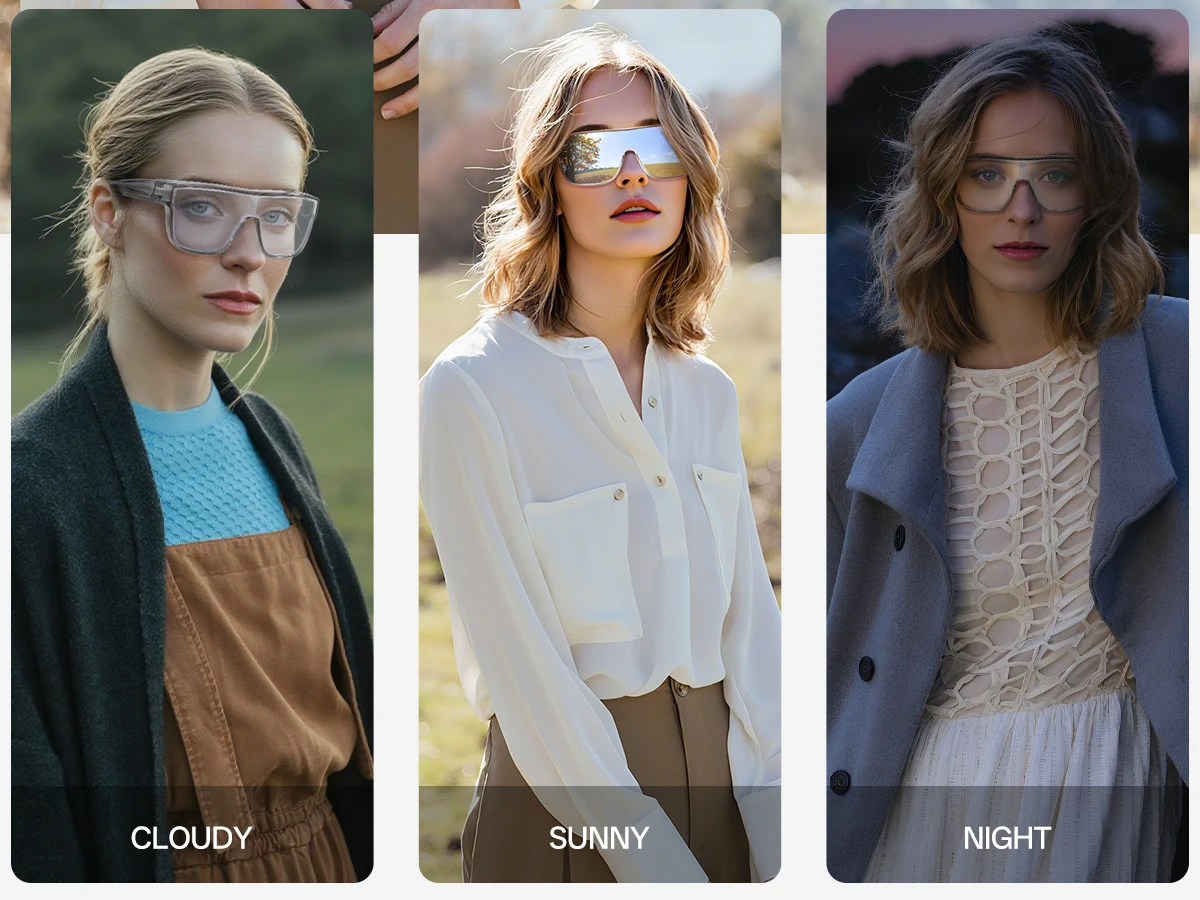 KAPVOE Neue Fitover Sonnenbrille UV400 Schutz Über Brille Träger Übergroße Quadratische Brille Männer Frauen Radfahren Laufen Gläser – Detail 12