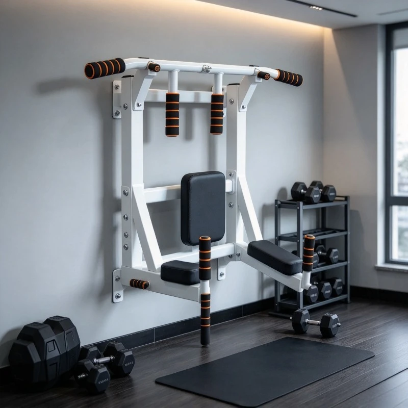 Wall Mounted Pull Up Bar, Heavy Duty Chin Up Bar, Fitness Training Equipment, Home Gym Workout, Horizontal Bar, Core Strength