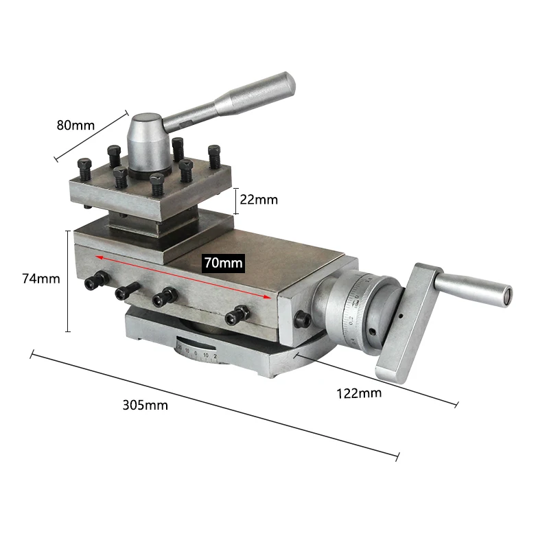 JY290VF Lathe Special Tool Holder Assembly Tool Holder Accessories Small Drag Plate Tool Holder Square Tool Holder Quick Change