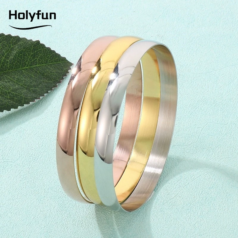 Nowa moda 4mm/6mm/8mm Bransoletka ze stali nierdzewnej Bransoletka dla mężczyzn Pary Dopasowany urok Mankiet na nadgarstek Luksusowa biżuteria męska Prezenty — zdjęcie 6