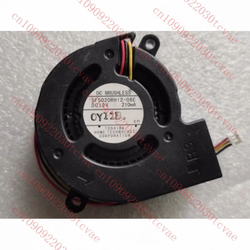 

New SF5020RH12-06E DC 12V 210MA 50x50x20mm 3 Lines Server Projector Fan
