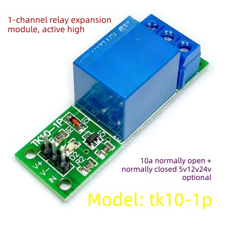5pcs 1 Channel Relay Module High Level Trigger Expansion Board 10A for Arduino Microcontroller Home Automation