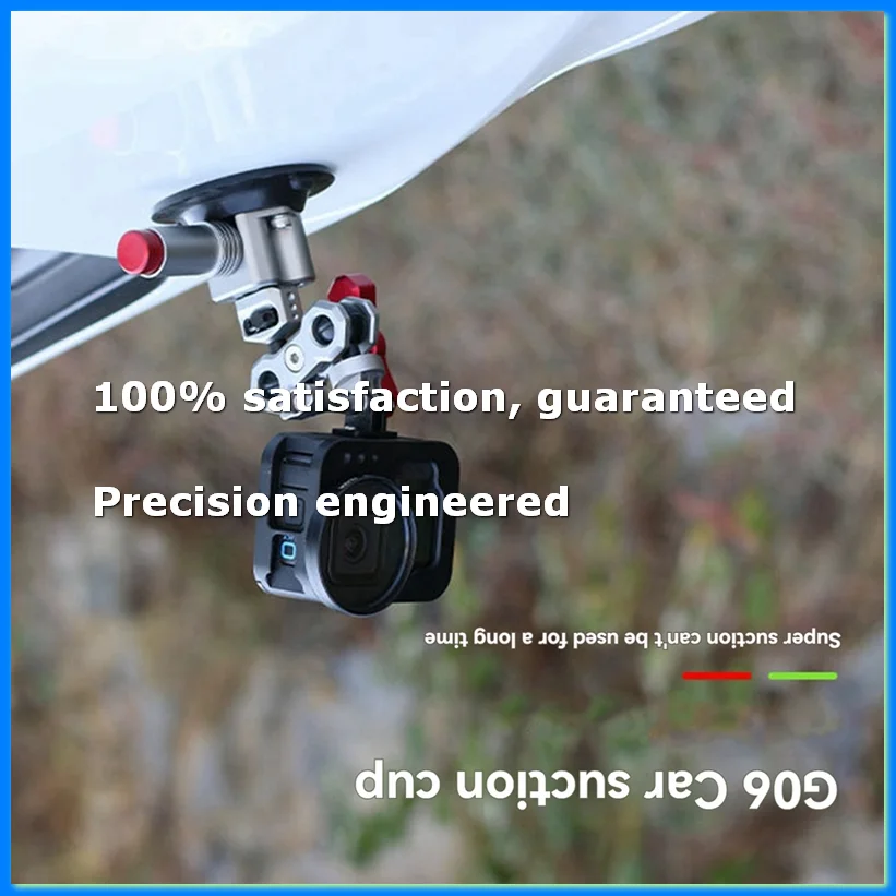 3 Inch Car Photography Suction Cup First-Person Perspective Car Mount Suitable for Accessories Black-AT35