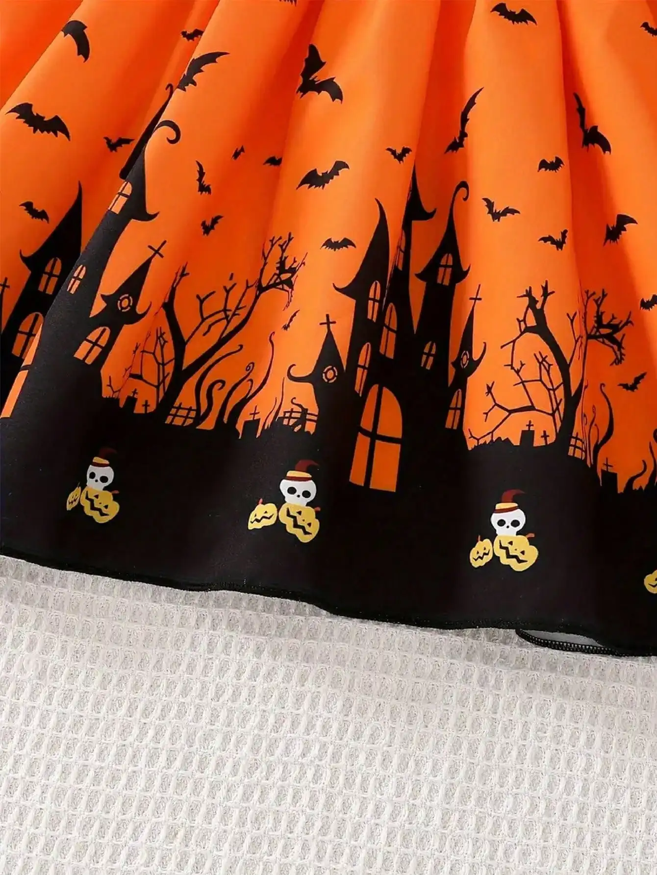 Festliches Halloween-Kleid mit langen Ärmeln und reichen Mustern, beliebter Stil für den Alltag, elegantes Kostüm für Frauen – Detail 7