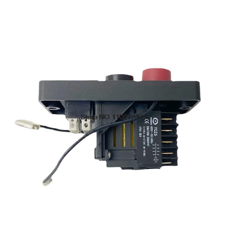 Botón pulsador YCZ6 y interruptor electromagnético de parada de emergencia ON-OFF con interruptores basculantes 400V 50/60Hz monofásico/trío