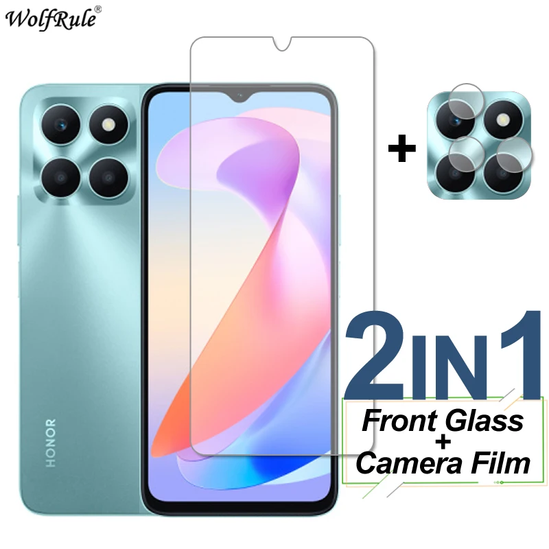 For Honor X6a Glass Screen Protector Protective Tempered Glass On Honor X6a X5 Plus Phone Camera Lens Film For Honor X6a X6 X6S