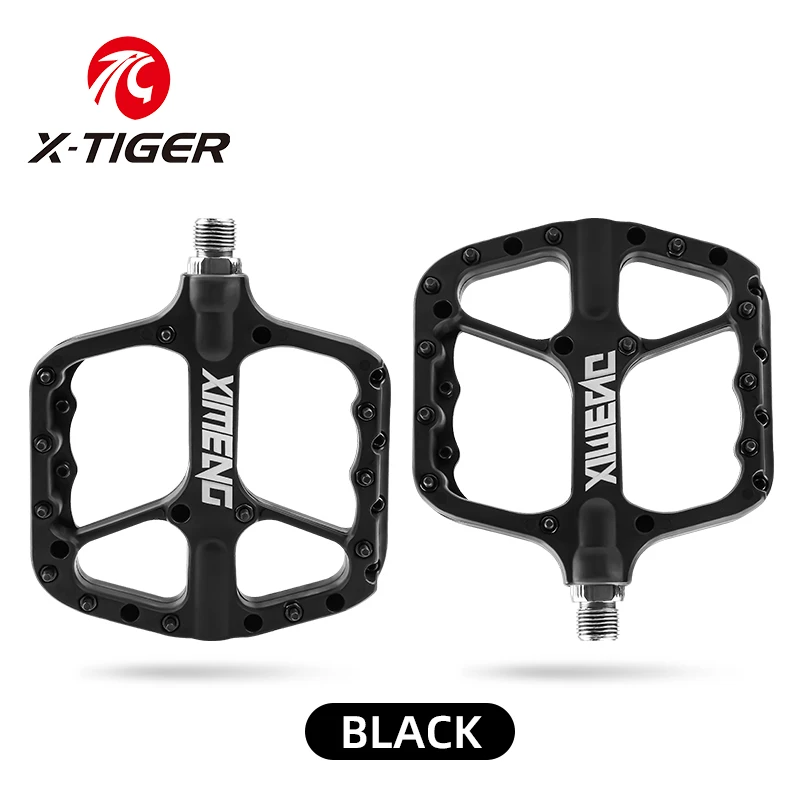 X-TIGER Bike Pedal Set Universal Fit Bicycle Pedals  Non-Slip Durable Lightweight, Fits Most Adult MTB Bikes Multiple Colors