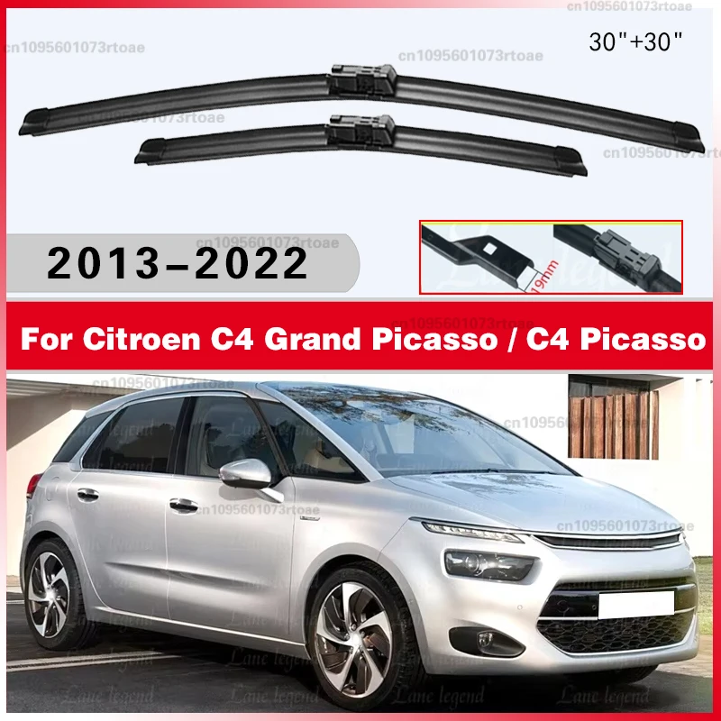

Front Wiper Blades Windshield Windscreen Window 30"+30" Car Accessories For Citroen C4 Grand Picasso / C4 Picasso MK2 2013-2022
