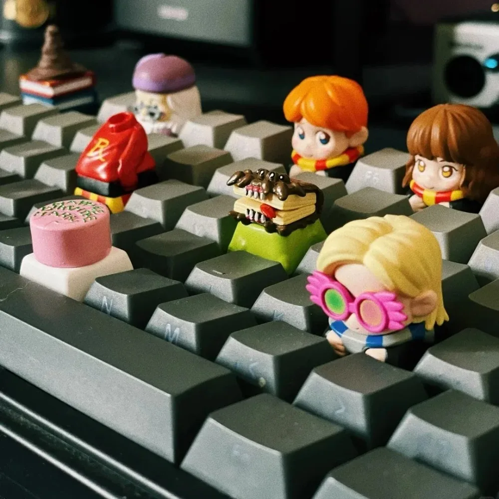 MINISO حقيقية ذات العلامات التجارية المشتركة هاري بوتر الوقت تيرنر سلسلة Keycap مفاجأة صندوق قلادة الطرفية حلية هدية عملية