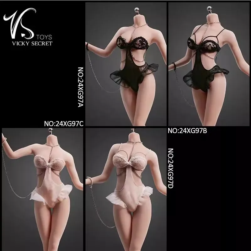 

VSTOYS 24XG97 1/6 Soldier Sexy Lace Lingerie Set Model Toy Fit 12'' Action Figure Body In Stock