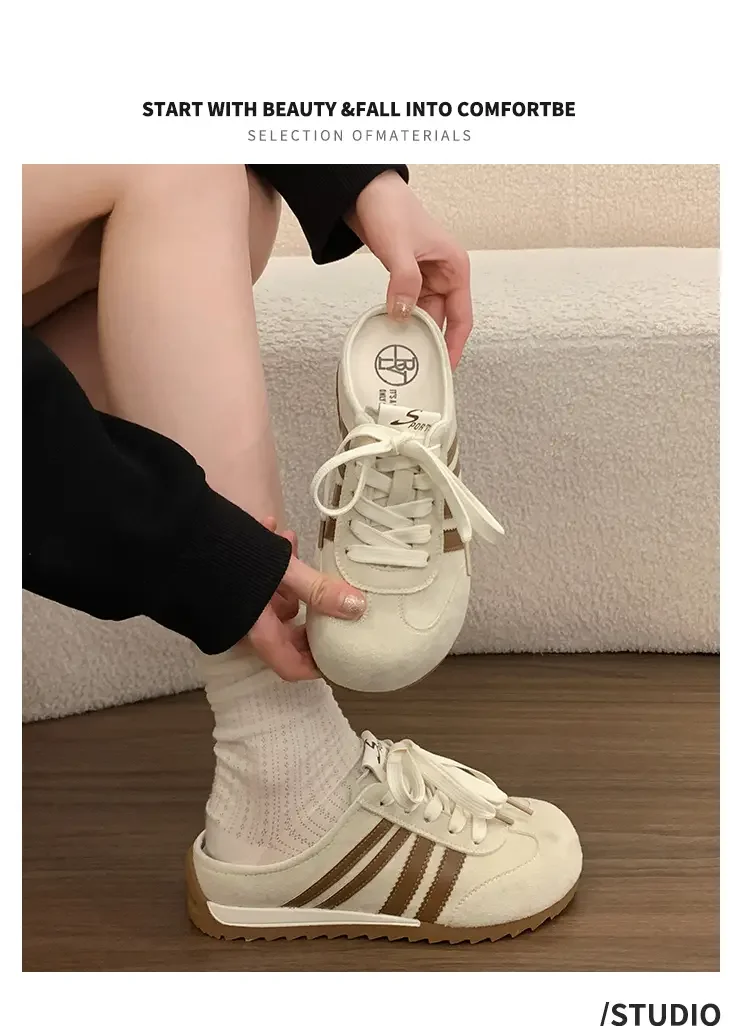 All Match Closed Toe Slippers Slip on Lightweight Breathable Non Slip Outdoor Walking Summer Casual Sandals